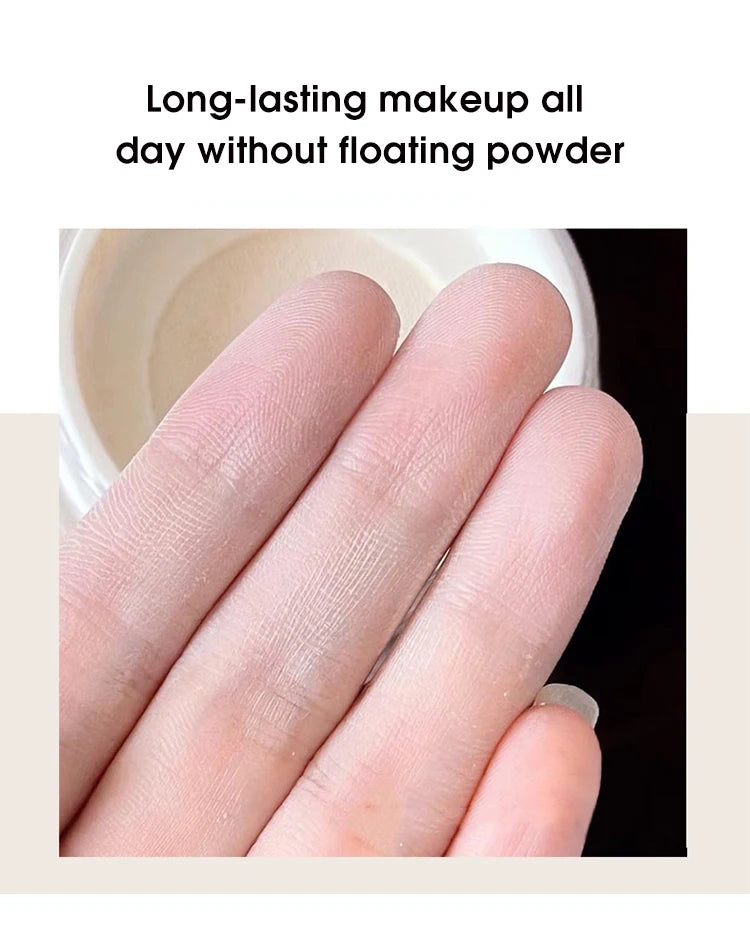 Cappuvini Velvet Mist Set Makeup Powder Fine and Non sticking Powder Mist Face Matte Holding Makeup Clear Honey Powder