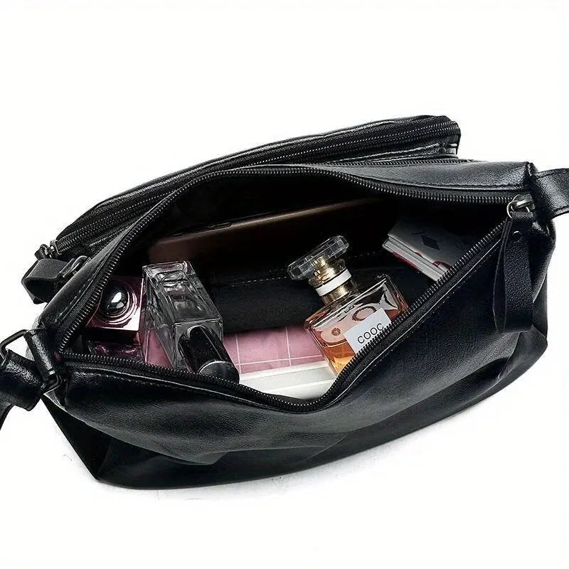 2024 New Middle-aged WOMEN'S Bag, Lightweight, Multi-layered, Large-capacity MOTHER'S Bag, Crossbody Bag, Elderly Bag, Shoulder