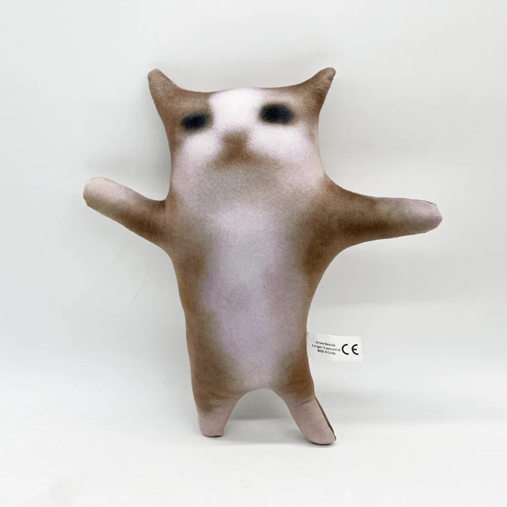 28cm Happy Cat Plush Stuffed Animal Cat 11.8inch Cute Cat Plush Interactive Cat Plush Stuffed Animal Happy Cat Kids Toys
