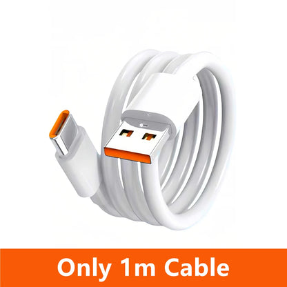 6A 67W Ultra Fast Charger For Xiaomi 11 12 Lite 13T 14T 15 17 Redmi Note 10 11T 12 13 14 POCO X3 X4 X5 Type C USB Charging Cable
