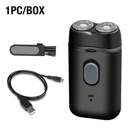 Men's Electric Portable Shaver, Double Headed Shaver, Multi Functional USB Charging Shaver