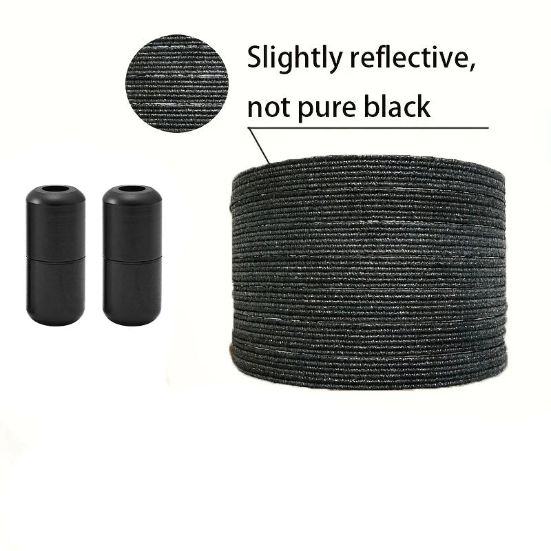 1Pair/2Pairs/4Pairs No Tie Shoe Laces Colorful Buckle Shoelaces Pearl Light Colorful Fashion Without Ties Elastic Laces Sneaker