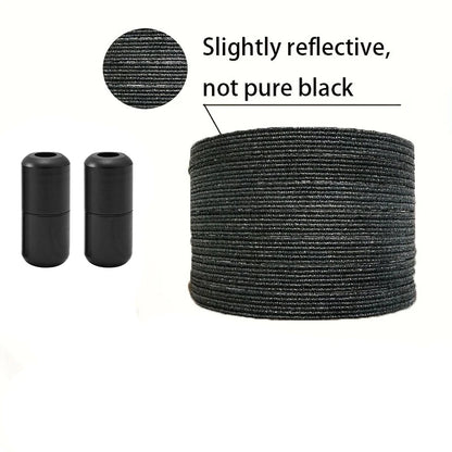 1Pair/2Pairs/4Pairs No Tie Shoe Laces Colorful Buckle Shoelaces Pearl Light Colorful Fashion Without Ties Elastic Laces Sneaker