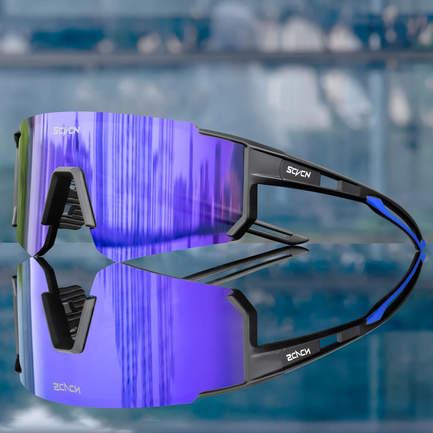 Scvcn New Fashion Sunglasses Men Women Bike Eyewear Sports Riding Glasses Bicycle Goggles Runing Drving Racing UV400 MTB Eyewear