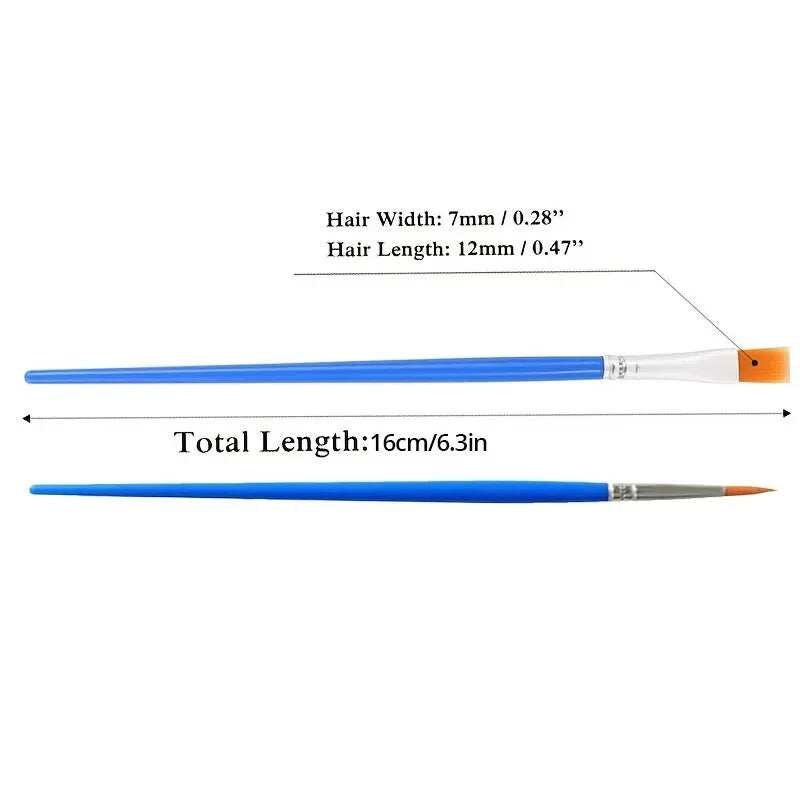 10/20/30pcs Painting Brushes For Painting Handcraft Arts And Craft For Artistic Multifunction Hook Line Painting Equipment