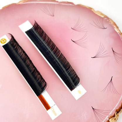 ARTSTAR Easy Fan Lash Extensions J B C D curl Fast Fan Eyelash Extensions 8-16mm  High Quality Lashes