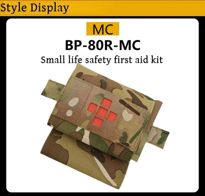 Micro trauma first aid kit, storage bag, trauma survival kit accessories