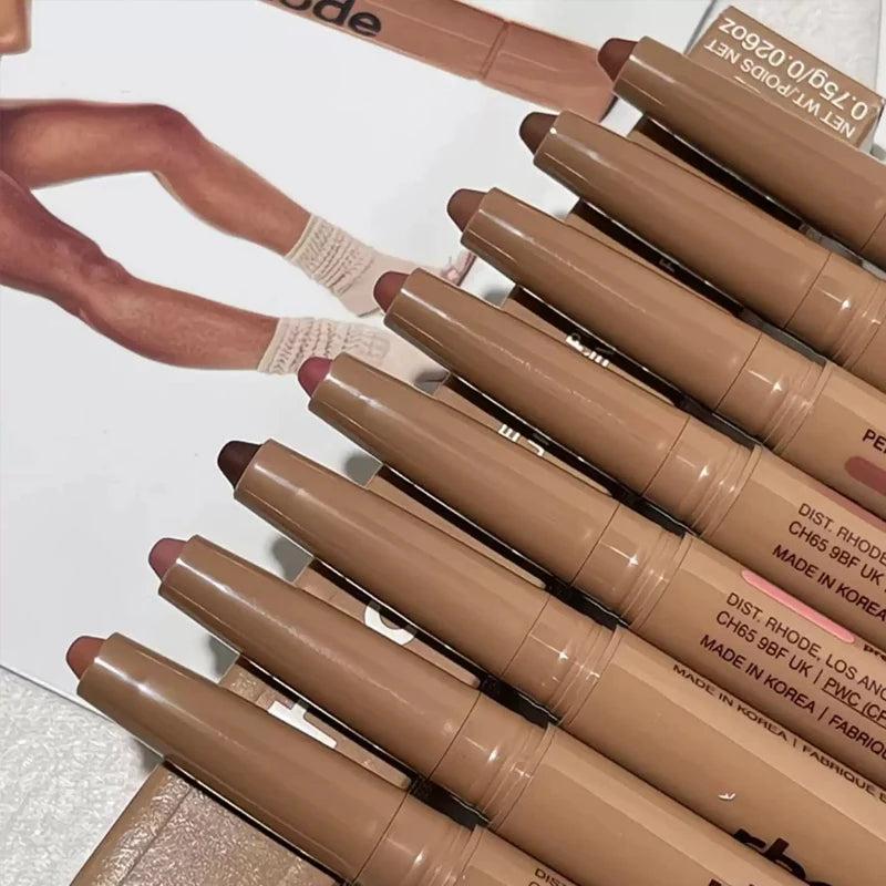 Peptide Lip Shape Pen Lip Liner Long Lasting Lip Tint Pencil Pen Lipstick Rouge Storage Bag Acne Patch Skincare Makeup