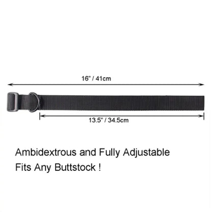 Multifunction Airsoft Tactical ButtStock Sling Adapter Rifle Stock Gun Strap Rope Strapping Belt Mount Hunting for AR15 HK416