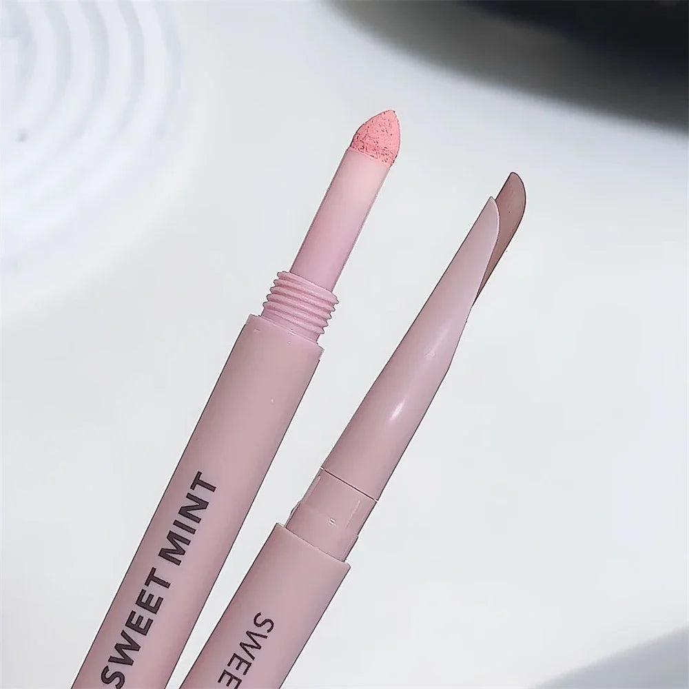 2 In 1 Glitter Matte Aegyosal Pen Brightening Highlight & Shadow Stick Dual End Eye Makeup Lying Silkworm Eyeliner Gel Pencil