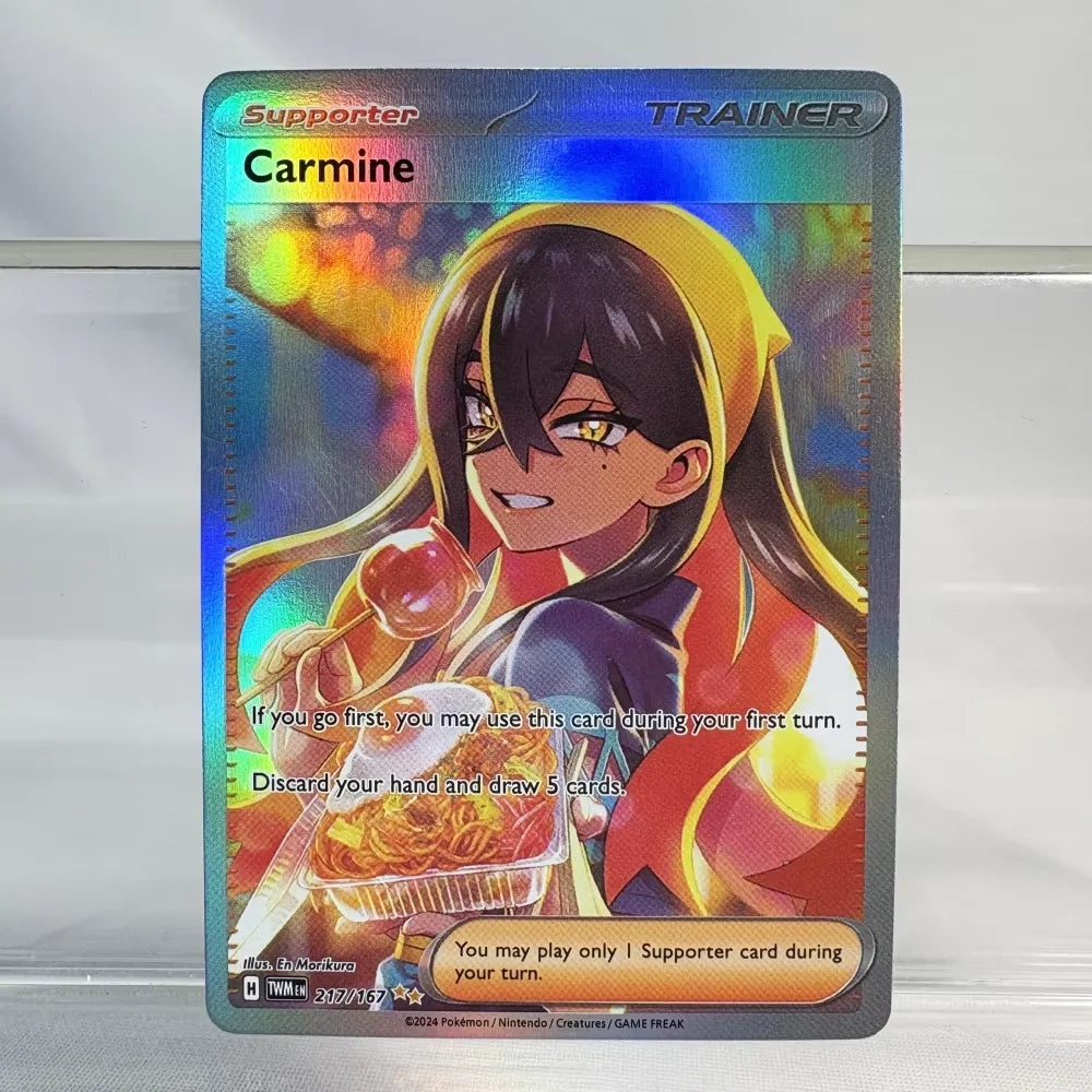 PKM Proxy Foil Cards Classic Game Collection Cards Mina Carmine Nita Dana Evelyn Whitney Perrin PTCG Proxy Cards Trainer/support