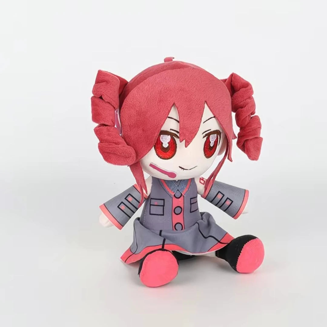 23CM Kasane Teto Plush Toy Soft Doll Stuffed Plushies Figure Anime Cosplay Cartoon Birthday Present Christmas Gift for Fans Girl