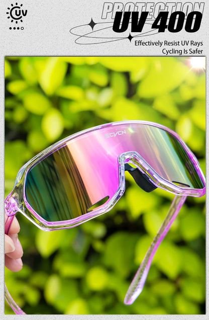 SCVCN Cycling Glasses Outdoor Sports Bicycle Sunglasses UV400 Running Eyewear Men MTB Cycling Sunglasses Road Bike Glasses