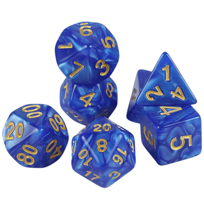 Custom Dice DND Marble Dice Various Colours Available And Beautiful Marble Effect Pearl Veins Effect For Party Roll Playing Game