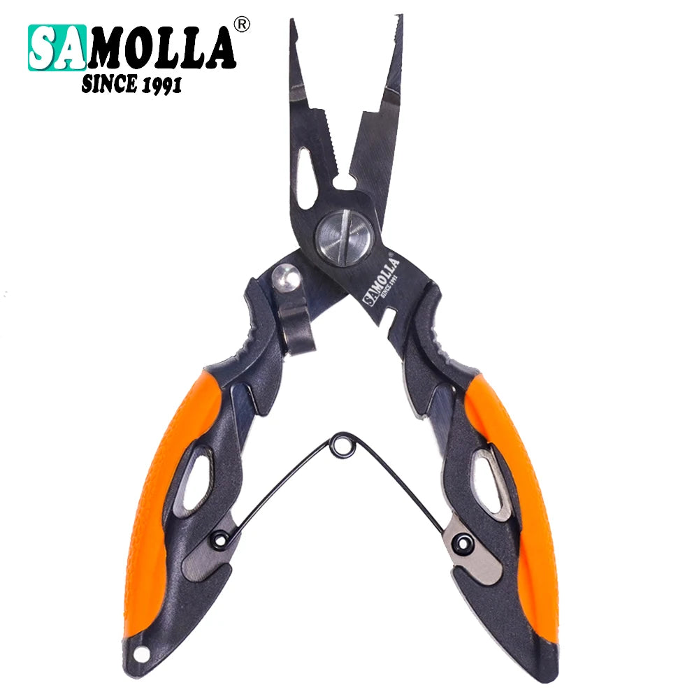 New Multifunctional Fishing Pliers Accessories 420 Stainless Steel Body Scissors Line Cutter Hooks Remover Outdoor Fishing Tools