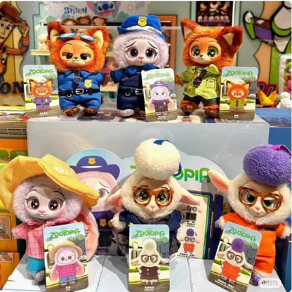 2025 new Disney Zootopia 2 Plush Vinyl Keychain Blind Box Collectible Toy Gift for Girls Animal Mystery Trending Child Toys