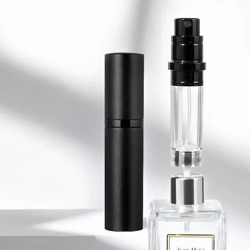 5ml Mini Portable Bottom-Filling Pump Perfume Refillable Spray Bottle Empty Cosmetic Containers Atomizer Bottle Travel Refill