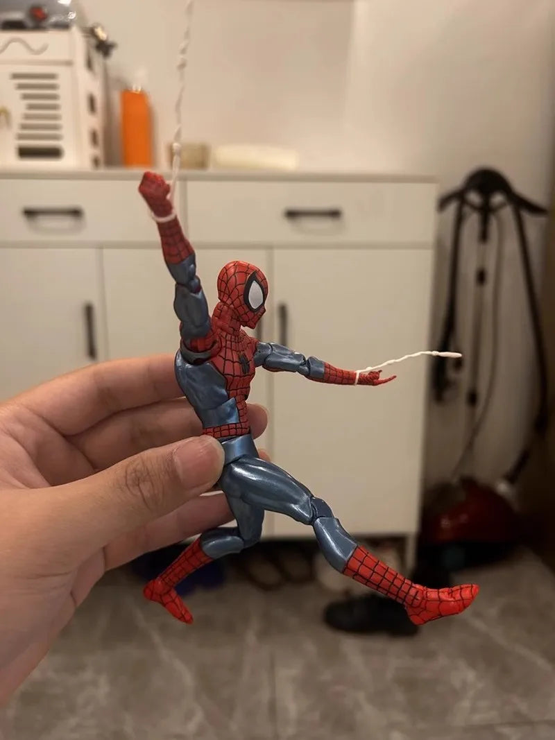 Hot CT Toys SpiderMan Mafex 075 Figure The Anazing Spiderman Comic Ver Mafex 185 Action Figure Figurine Model Toys Kids Gifts