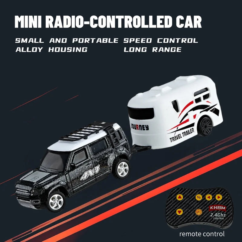 New RC Car MINI Alloy 1/64 Remote Control Car Convenient to Carry 60 Minutes of Work Time Children's Gifts Electronic Toys