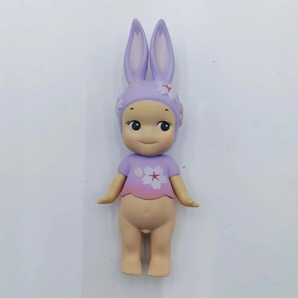 Sonny Angel Blind Box Purple Cherry Blossom Series Nigbt Minifigure Version Decoration Cute Mystery Surprise Giff