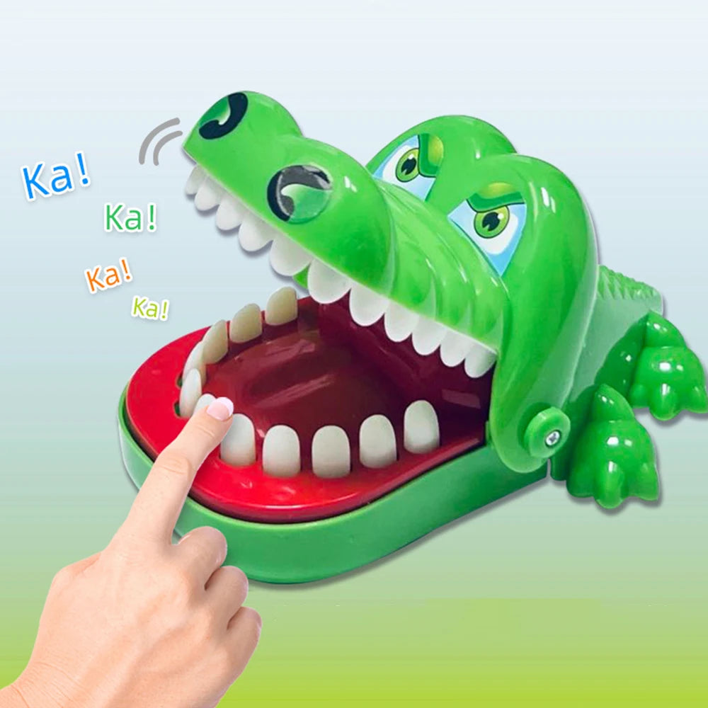 Crocodile Teeth Toys Alligator Biting Finger Dentist Classic Family Games Party Pranks Children's Lucky Game Decompression Toy