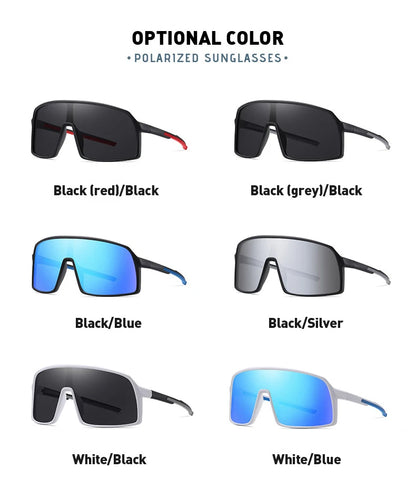 Large Frame UV400 Polarized/Photochromic Sports Cycling Bike Glasses Men Women TR90 MTB Baseball Fishing Softball Sunglasses