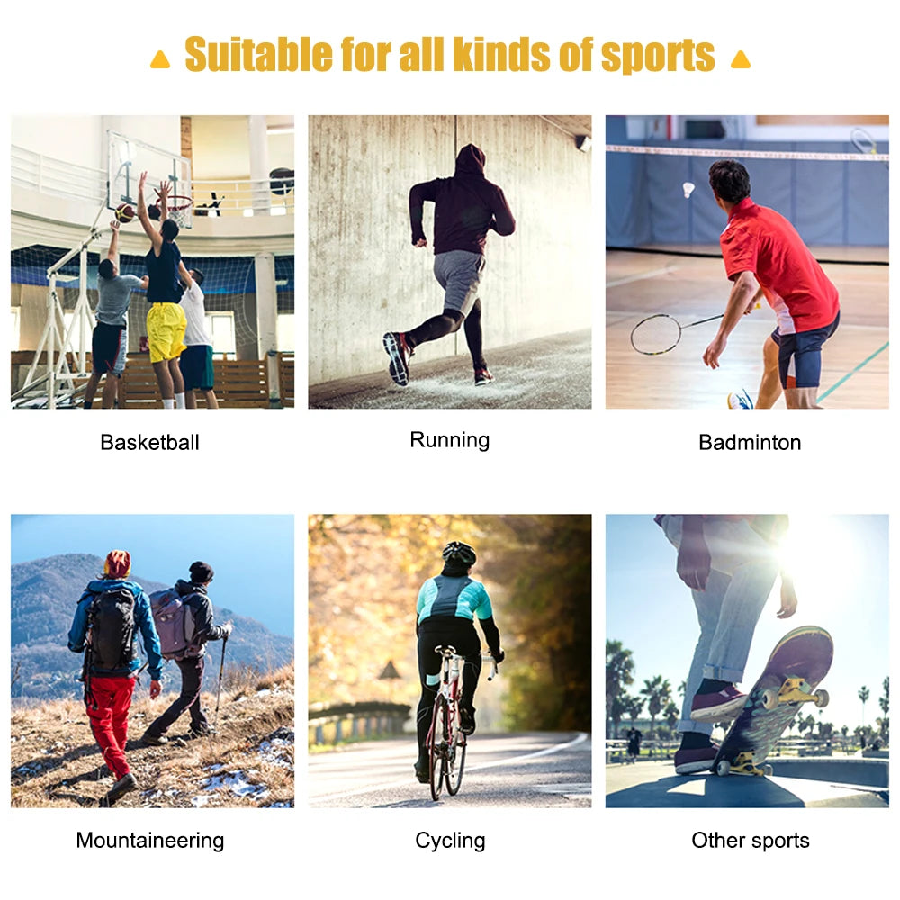 1PC Knee Compression Sleeve with Padded Protection - Breathable Leg Support for Basketball,Football,Running,Sport- Youth & Adult