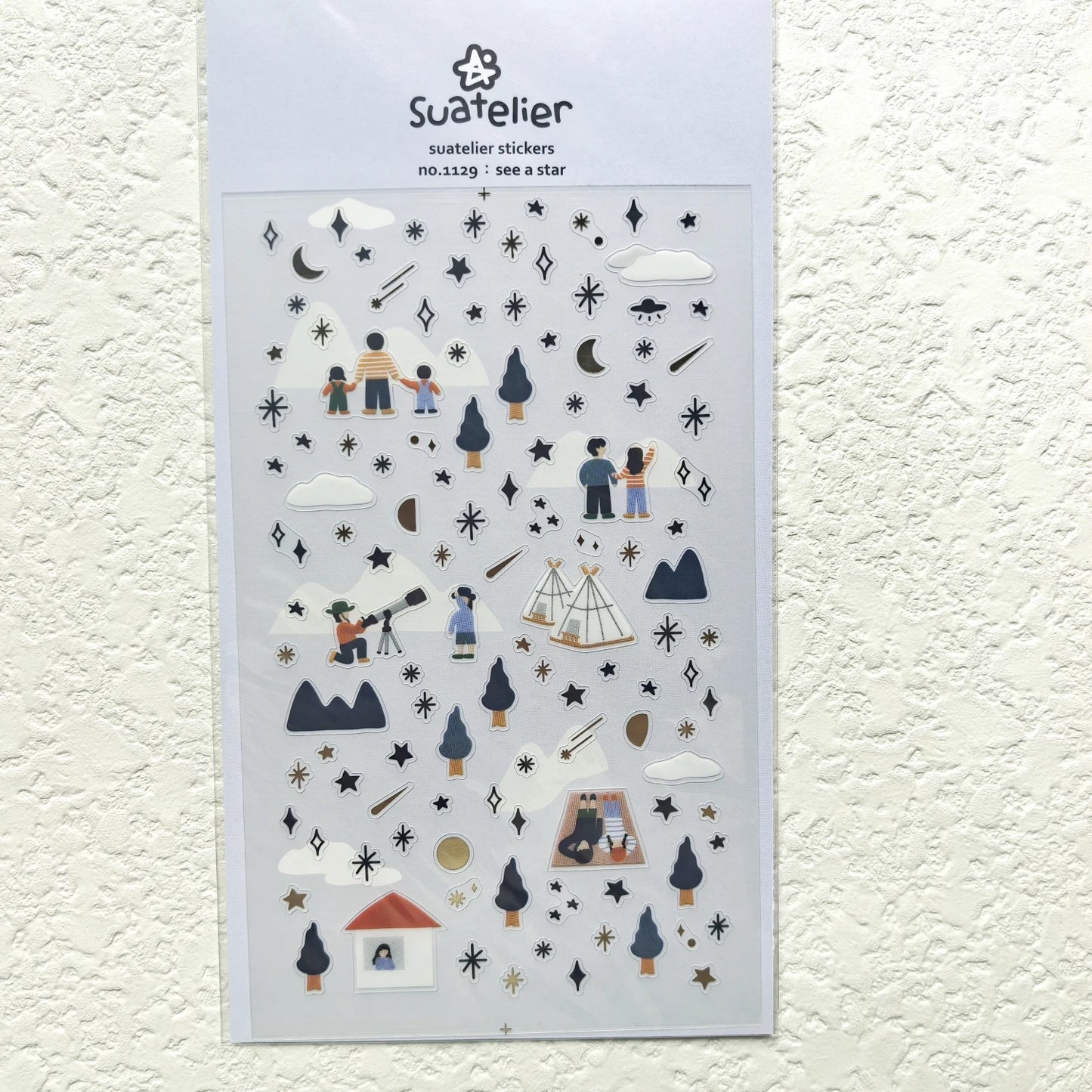 Korean Import Suatelier Travel Home Life Study Friend Stickers Scrapbooking Diy Journaling Diary Stationery Sticker School Gift