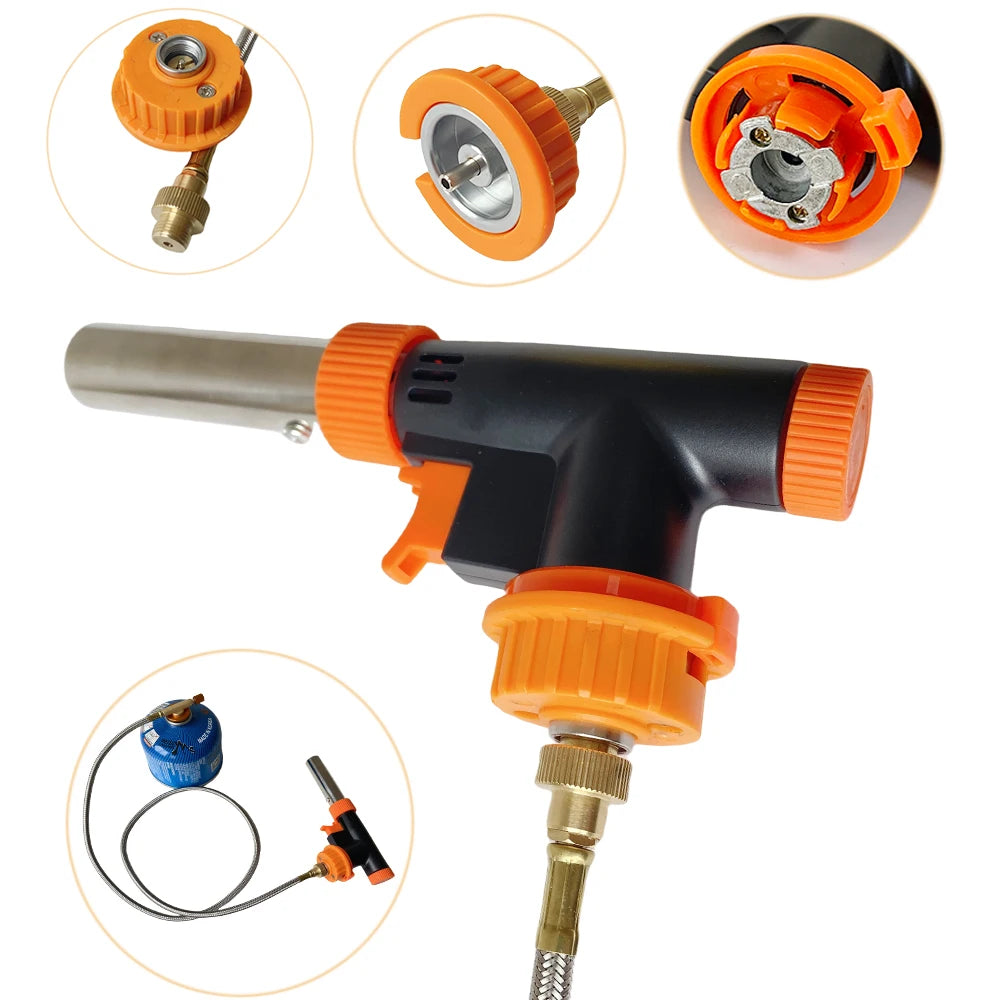Outdoor Camping Gas Tank Adapter Cassette Interface Threaded Gas Tank Adapter Cassette Adapter Thread to Bayonet Converter