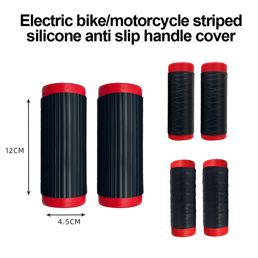 2pcs Universal Motorcycle Handlebar Brake Cover Non-slip Silicone Moto Modification Riding Equipment Protective Handlebar Covers