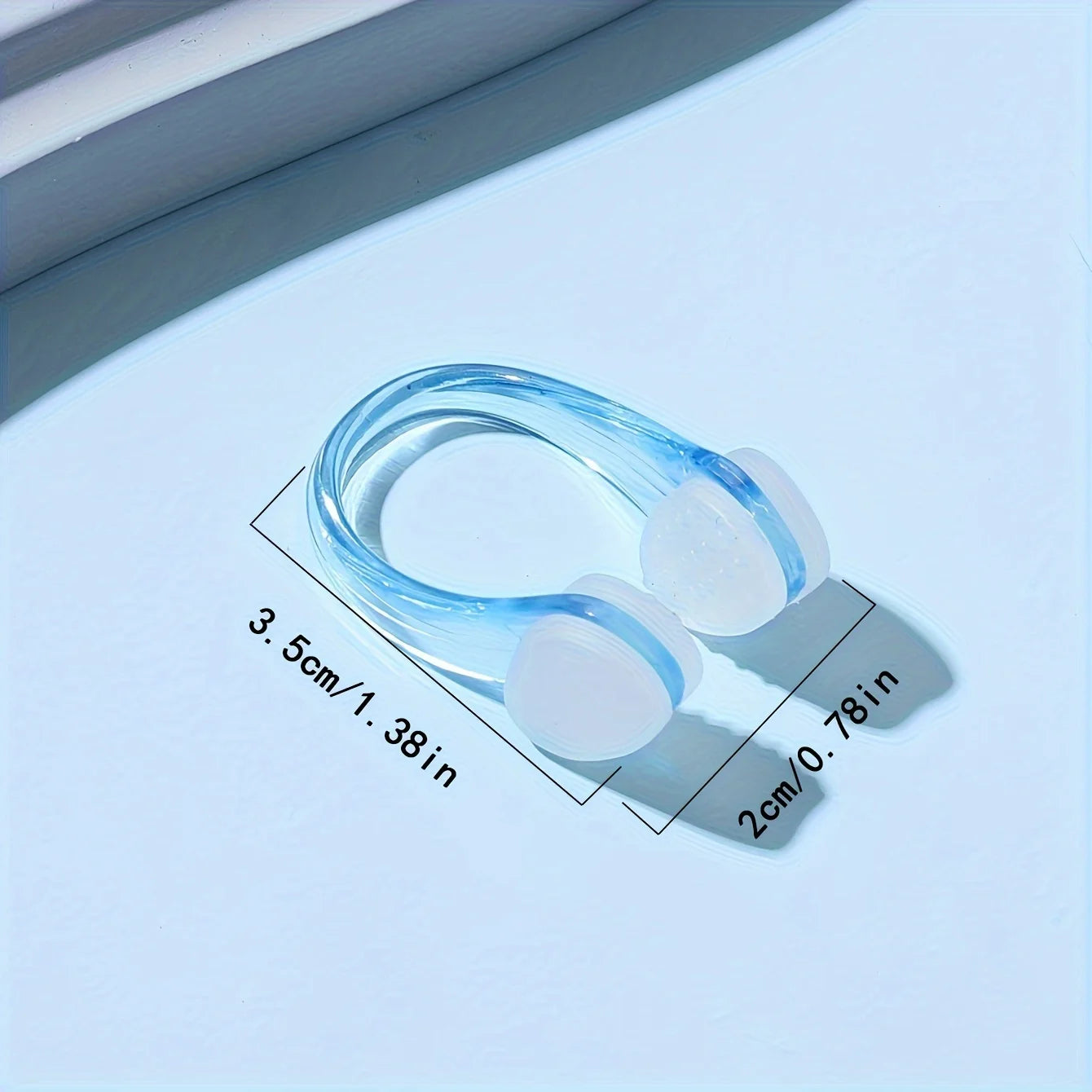 2 Pcs Swimming Nose Clip Professional Swimming Training Anti-choking Comfortable Waterproof and Non-slip Nose Clip