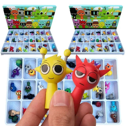 2025 new 24pcs/48pcs Sprunki Figures Mode Toys Sprunki Incredi box Anime Action Figures Sprunki Game Cartoon