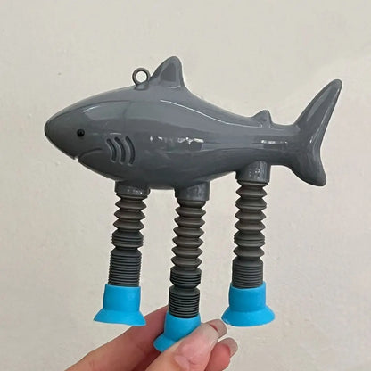Italian Brainrot Suction Pop Tubes Fidget Toys Tung Tung Sahur Stretch Tube Stress Relief Sensory Toys for Kids Adult Gift