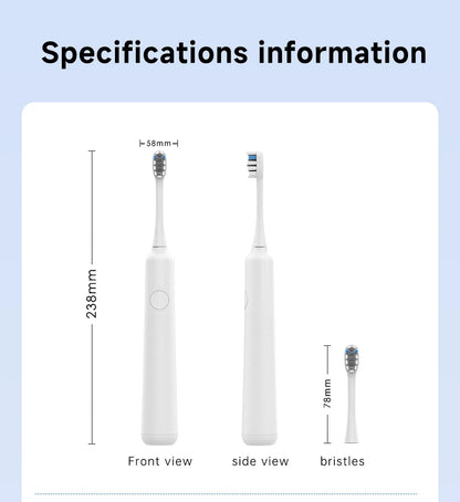 DOCOLAB Sonic Electric Toothbrush 3Gear Vibration Rechargeable Waterproof Teeth Whitening Cleaning Personal Care Appliance MT001