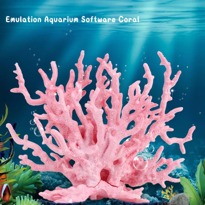 Fish Tank Aquascape Simulation Coral Water Plant Resin Fake Coral Aquarium Decorations Marine Hard Dead Coral Ornaments Undersea