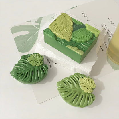 3D Tropical Leaves Silicone Mold for Handmade Soap Candle Resin Macking Molds DIY Art Crafts Aromatherapy Gypsum Ornaments Mould
