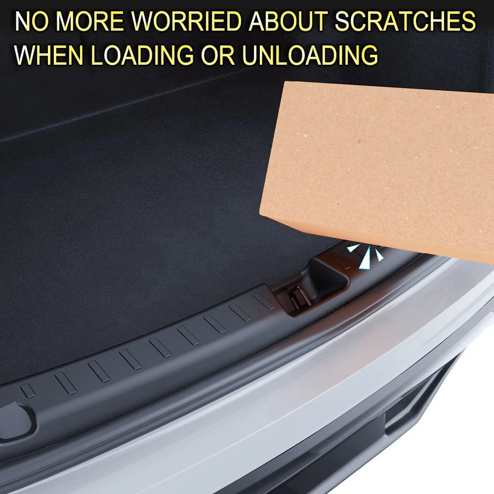 Rear Trunk Bumper Protector Guard For Tesla Model Y Juniper Launch Accessories 2025 2026 Trunk Threshold Sill Cover Mat Plate