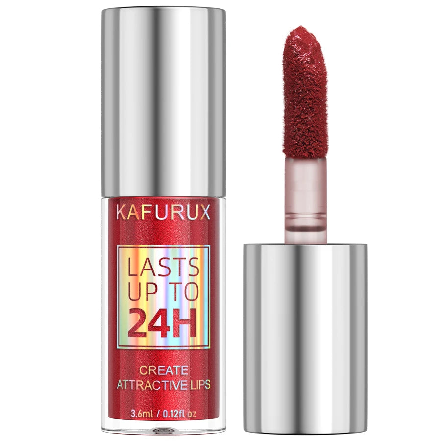 20-colors Glitter Lip Glaze Waterproof Diamond Shimmer Lip Gloss Sparkling Liquid Lipstick Long Lasting Lip Makeup for Women Gif