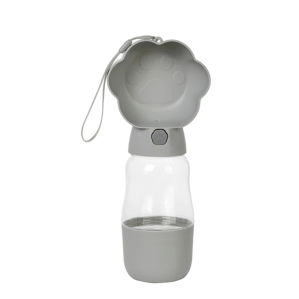 2in1 Pet Portable Water Bottle for Small Medium Dogs Cats Food Feeder Leakproof Dog Drink Bowl Outdoor Pet Puppy Water Dispenser