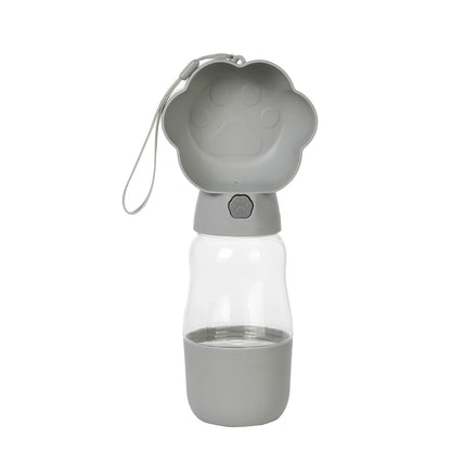 2in1 Pet Portable Water Bottle for Small Medium Dogs Cats Food Feeder Leakproof Dog Drink Bowl Outdoor Pet Puppy Water Dispenser