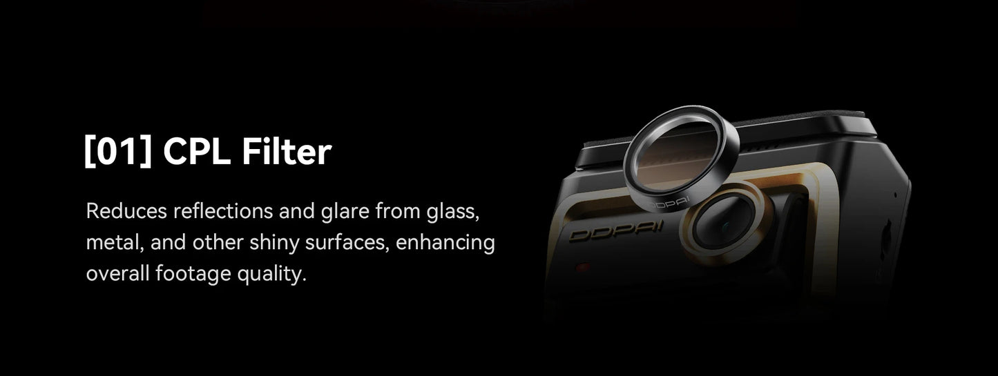 DDPAI 4K+4K New Z90 Master Dual 4K Front Rear Dual HDR for Sony Car Dash Cam ADAS Parking 5GHz WiFi Camera DVR Video Recorder