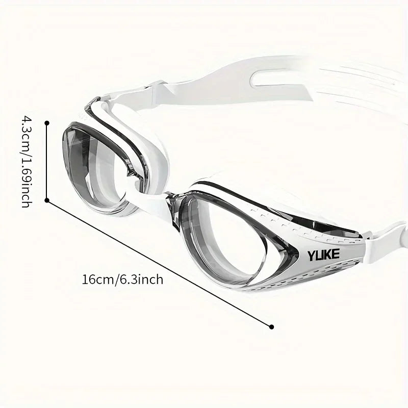 High Performance Waterproof Adult SwimGoggles Anti  Fogging Shielded Comfort - Fit Goggles Pool Water Swimming Sports Eyewear