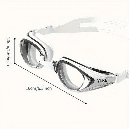 High Performance Waterproof Adult SwimGoggles Anti  Fogging Shielded Comfort - Fit Goggles Pool Water Swimming Sports Eyewear