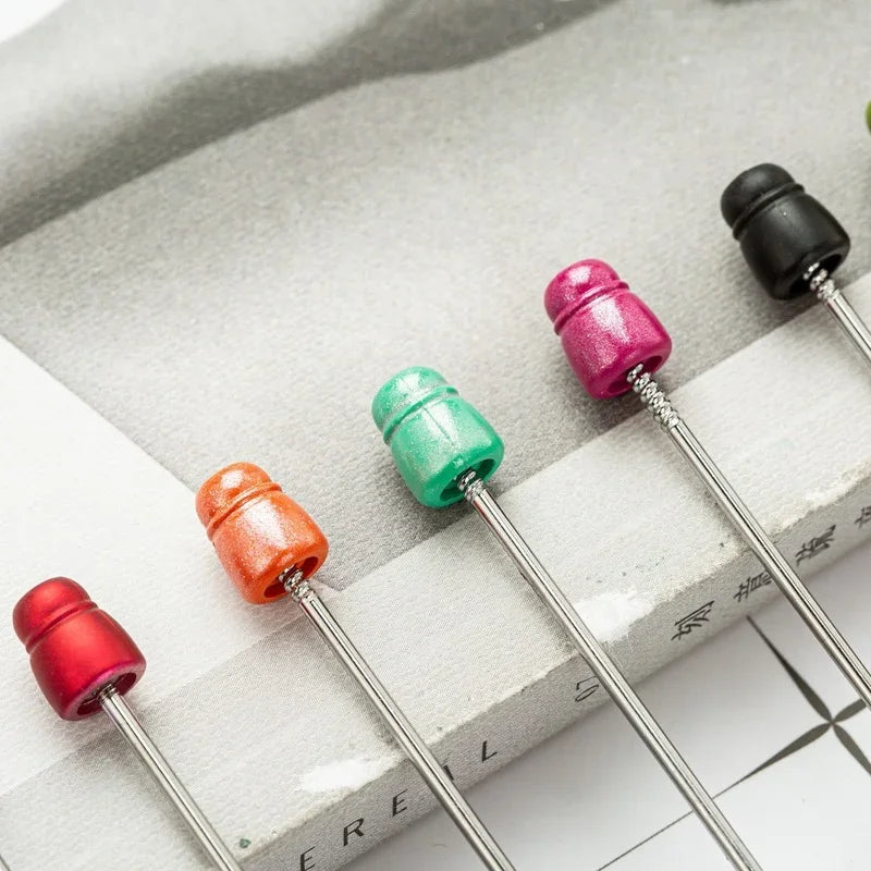 10 Pcs Mixed Beaded Ballpoint Pen Creative Beadable Pen Wedding Party Guest Gift Guest Christmas Decor for Home 2026