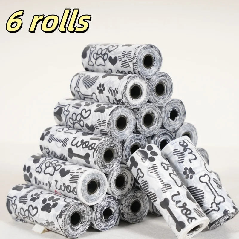 180PCS Dog Waste Bags Thick Leakproof Pet Poop Bags with Easy Carry Rolls for Dogs Cats Walking Outdoor Cleaning