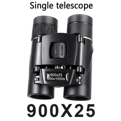 900x25 Mini Binoculars High-Powered BAK4 Prism Waterproof for Travel Bird Watching Outdoor Sports