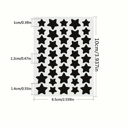 240 Count Superstar Hydrocolloid Pimple Patches - Cute Star-Shaped Cover, Colorful & Shiny, Fragrance-Free, Paraben-Free, Suitab