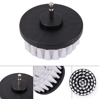 1Pcs 4in Soft Drill Brush Car Soft Brush Drill Kit Attachment For Cleaning Carpet & Leather And Upholstery Car Soft Brush Kits