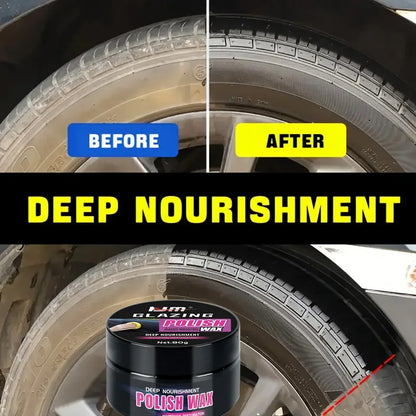 Universal Leather and Plastic Repair Polishing Wax - Automotive Interior Reconditioning Cream