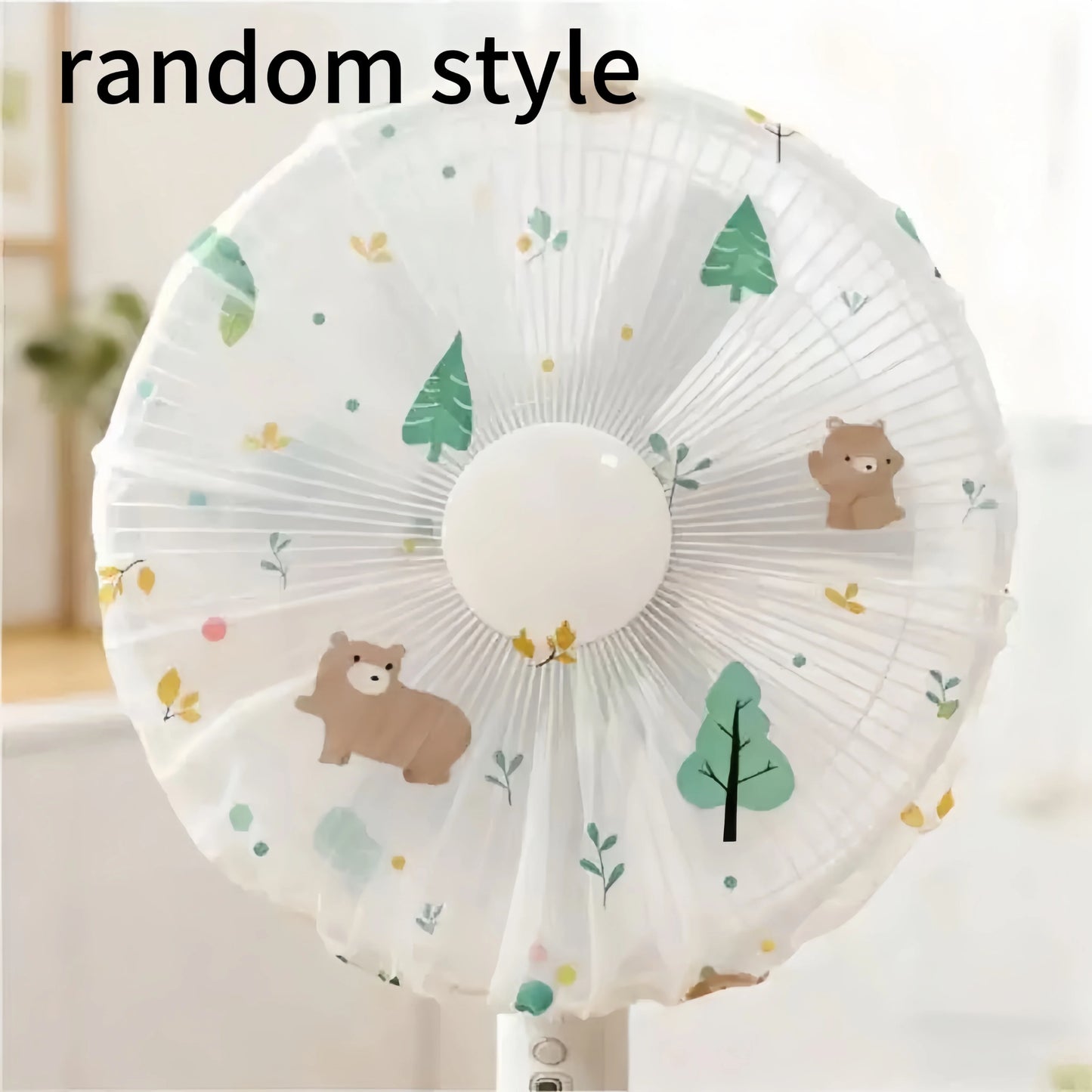 2-Pack Fan Dust Cover, Universal Full Cover Round Standing Fan Protector, Suitable for Schools, Offices, Homes, Travel, Storage